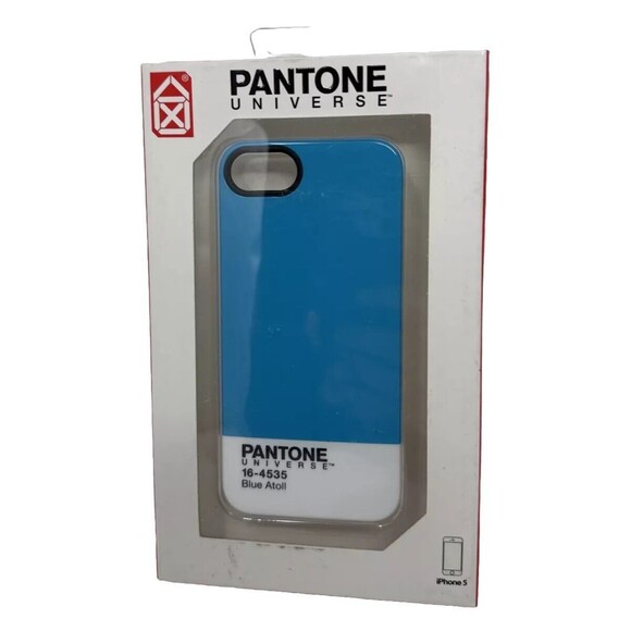 New Pantone Universe Blue Atoll Genuine Back Case for Apple iPhone 5 Cover Slim - Picture 1 of 5